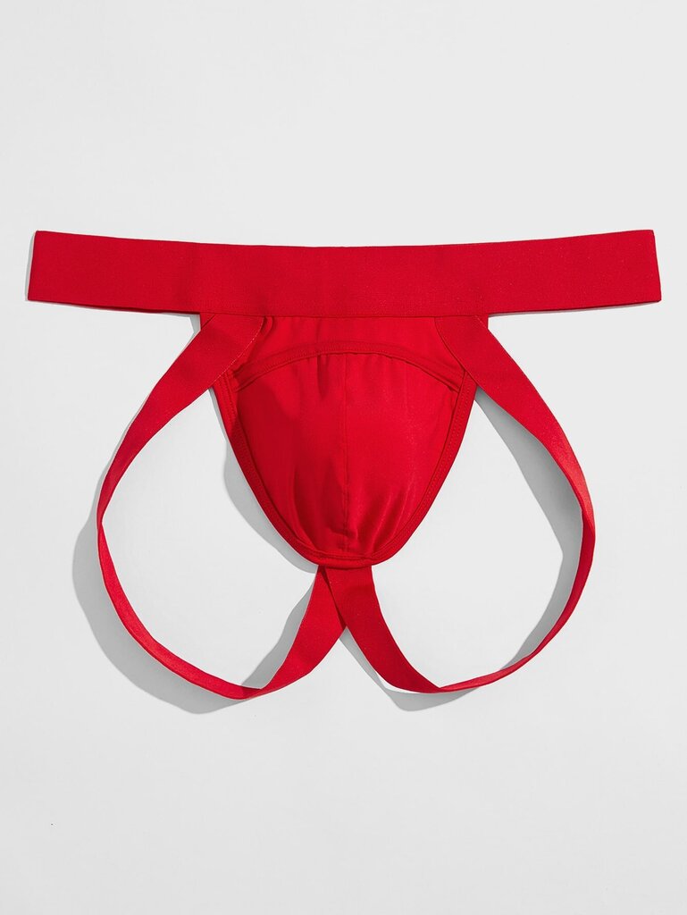 Miesten Solid Jockstrap·Red·S hinta ja tiedot | Miesten alushousut | hobbyhall.fi