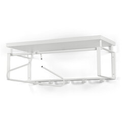 REX 3 GW127-BS-02 SEINÄKIINNIKE 70X28X29 CM METALLINEN MUSTA / METALLI hinta ja tiedot | Naulakot | hobbyhall.fi