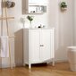 Songmics kylpyhuoneen kaappi 80 cm, valkoinen hinta ja tiedot | Kylpyhuonekaapit | hobbyhall.fi