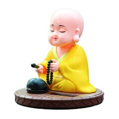 Little Monk Solar Ornament Auto nyökkää Koputtava Buddha Patsas Lelu auton kojelautaan Kodin työpöydän sisustus Kiinalainen uusivuosi lahja keltainen hinta ja tiedot | Ikkunan tummennuskalvot | hobbyhall.fi