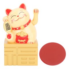 Lucky Cat -patsas, heiluttava käsivarsi aurinkovoimalla toimiva onni kutsuva kiinalainen Feng Shui -pöytäsisustus 4 tuumaa keltainen hinta ja tiedot | Kissan hiekkalaatikot | hobbyhall.fi