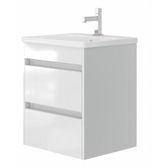 Kylpyhuonekaappi pesualtaalla Luton LT-55, valkoinen hinta ja tiedot | Euroliux Kylpyhuoneen kalusteet | hobbyhall.fi