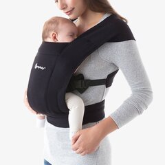 Kantolaukku ERGObaby Embrace, puhdas musta hinta ja tiedot | Kantoreput | hobbyhall.fi