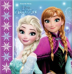 Lautasliinat Frozen, 20 kpl. hinta ja tiedot | Tarjoiluastiat ja aterimet juhliin | hobbyhall.fi