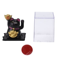 2 tuuman aurinkovoimalla toimiva heiluttava käsivarsi Lucky Cat -koristeen tervetuloa heiluttava käsi Varallisuus Fortune Cat Black hinta ja tiedot | Kissan lelut | hobbyhall.fi