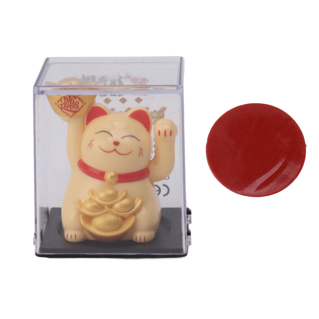 2 tuuman aurinkoenergialla toimiva heiluttava käsivarsi Lucky Cat -koristeen tervetuloa heiluttava käsi Varallisuus Fortune Cat Keltainen hinta ja tiedot | Puhallinsoittimet | hobbyhall.fi