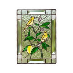 Cardinal Stained Window Panel Lasi-ikkuna ripustetaan seinän koristeluun hinta ja tiedot | Ikkunan tummennuskalvot | hobbyhall.fi