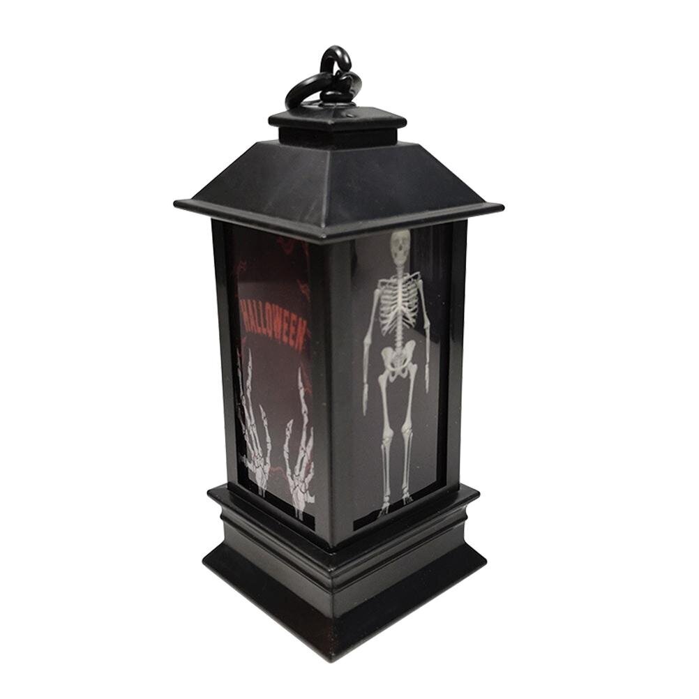 Halloween LED koristeellinen lyhty Paristokäyttöinen pöytälamppu Halloween-juhlasisustus hinta ja tiedot | Retkilamput | hobbyhall.fi