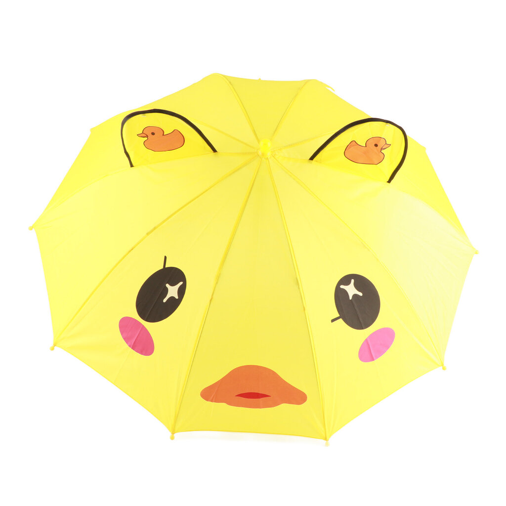 Kid Umbrella Lovely Sarjakuva Eläin Helppokäyttöinen Kevyt Tyttöjen Sateenvarjo Sateen Sateen Keltainen hinta ja tiedot | Naisten sateenvarjot | hobbyhall.fi