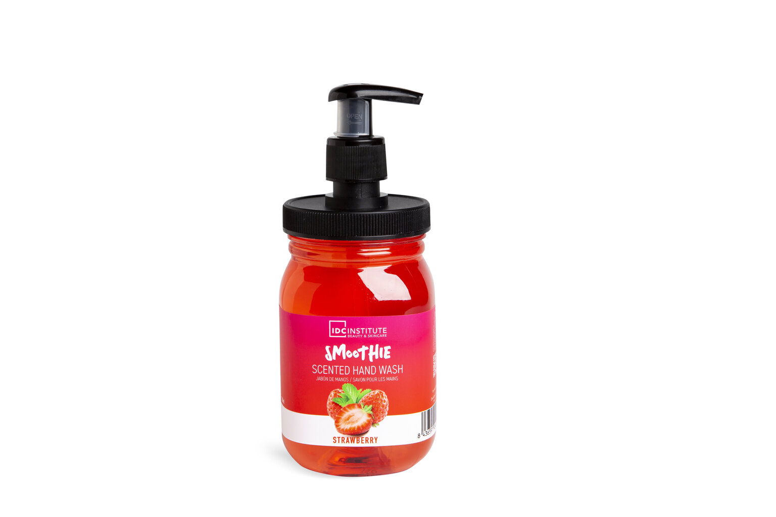 Nestemäinen käsisaippua IDC Institute Smoothie, 360 ml, Strawberry hinta ja tiedot | Saippuat | hobbyhall.fi