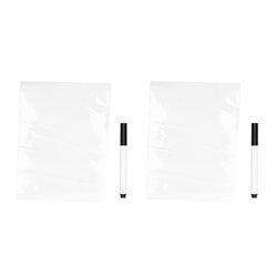 2kpl PVC Erase Whiteboard -tarra Itseliimautuva valkotaulu koulutoimistoon kotiin 11,8 x 15,8 tuumaa hinta ja tiedot | Interaktiviiset taulut | hobbyhall.fi