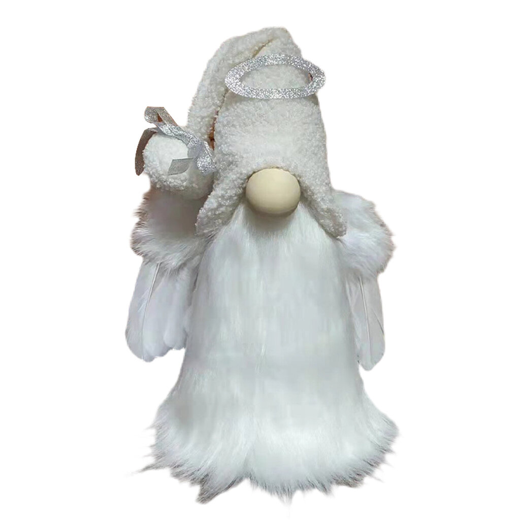 Holiday Pehmo Gnome -koristeet White Angel Söpö pehmeä kodin sisustus joulun kiitospäivän lomaan hinta ja tiedot | Pehmolelut | hobbyhall.fi