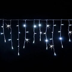 300 LED Outdoor Icicles salamatoiminnolla BlitzTop, kylmä valkoinen hinta ja tiedot | Jouluvalot | hobbyhall.fi