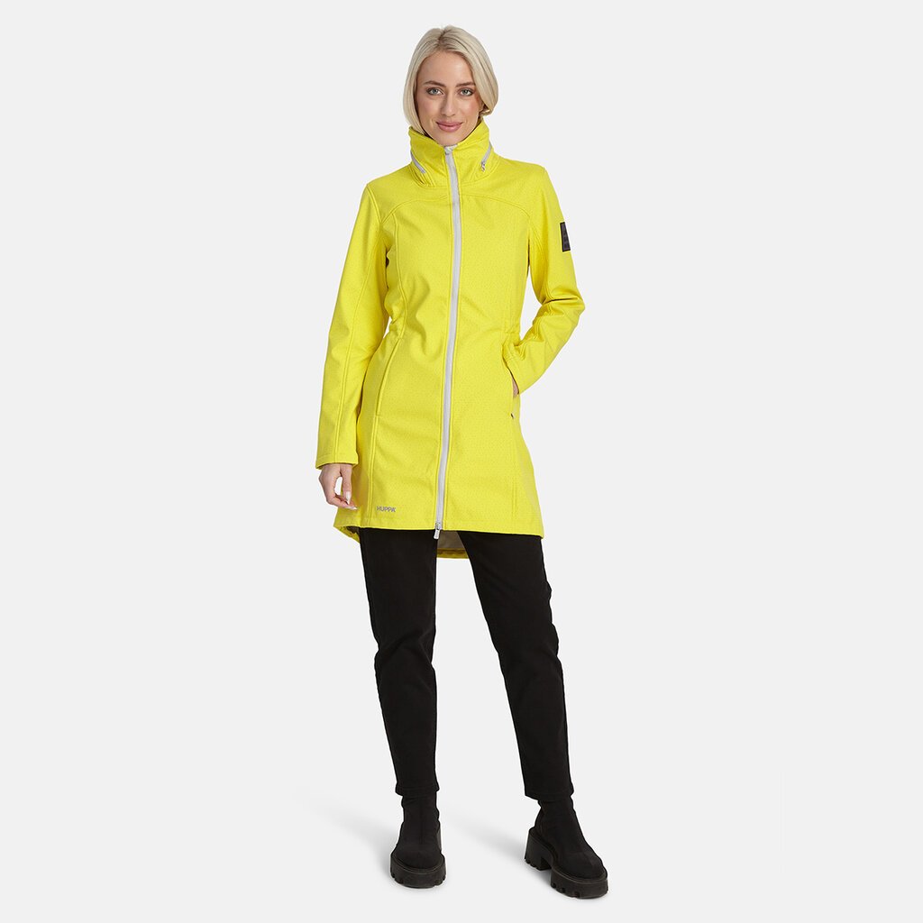 Huppa naisten softshell-parka AVA, keltainen hinta ja tiedot | Naisten ulkoilutakit | hobbyhall.fi