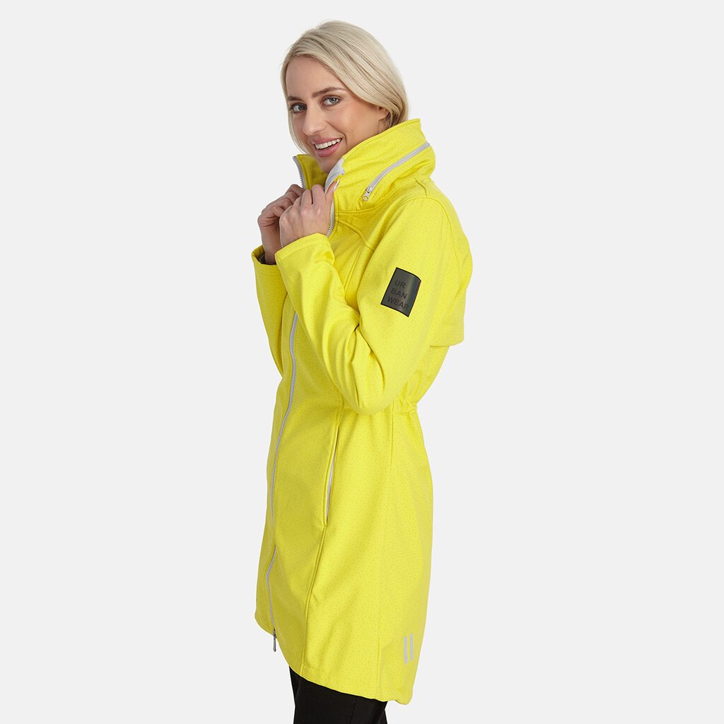 Huppa naisten softshell-parka AVA, keltainen hinta ja tiedot | Naisten ulkoilutakit | hobbyhall.fi