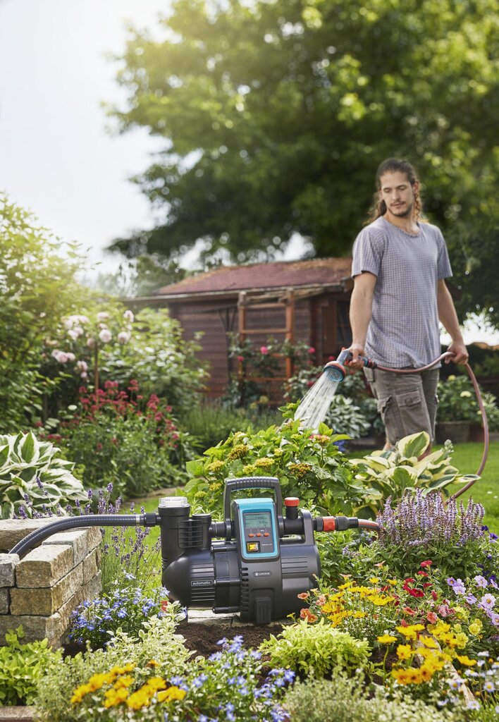 GARDENA Automaattinen painepumppu 5000/5 hinta ja tiedot | Puutarhapumput | hobbyhall.fi