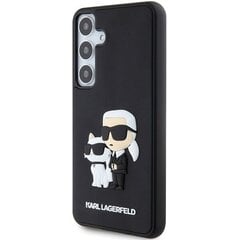 Karl Lagerfeld 3D Kumi Karl ja Choupette Kuori Samsung Galaxy S24 Plus (S926B) Musta hinta ja tiedot | Puhelimen kuoret ja kotelot | hobbyhall.fi