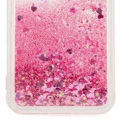 iLike Silicone Water Glitter takakuori Samsung Galaxy A35 5G (A356E) (A356B) Pinkki hinta ja tiedot | Puhelimen kuoret ja kotelot | hobbyhall.fi