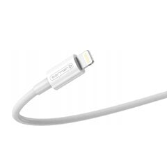 Jellico B1 Kestävä-Pehmeä iPhone & iPad USB-C to Lightning Datakaapeli & Fast PD 20W Latausjohto 1m Valkoinen hinta ja tiedot | Jellico Autotuotteet | hobbyhall.fi