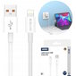 Jellico B1 Kestävä-Pehmeä iPhone & iPad Lightning to USB Data & Fast PD 20W Latauskaapeli 1m Valkoinen hinta ja tiedot | Puhelinkaapelit | hobbyhall.fi