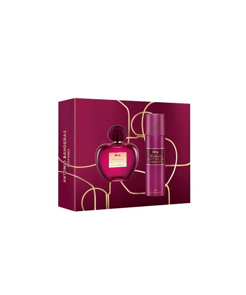 Sarja Antonio Banderas Her Secret Temptation naisille: hajuvesi EDT, 80 ml + deodorantti, 150 ml hinta ja tiedot | Naisten hajuvedet | hobbyhall.fi