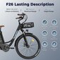 Sähköpyörä Fafrees F26 Lasting 26'', musta. hinta ja tiedot | Sähköpyörät | hobbyhall.fi