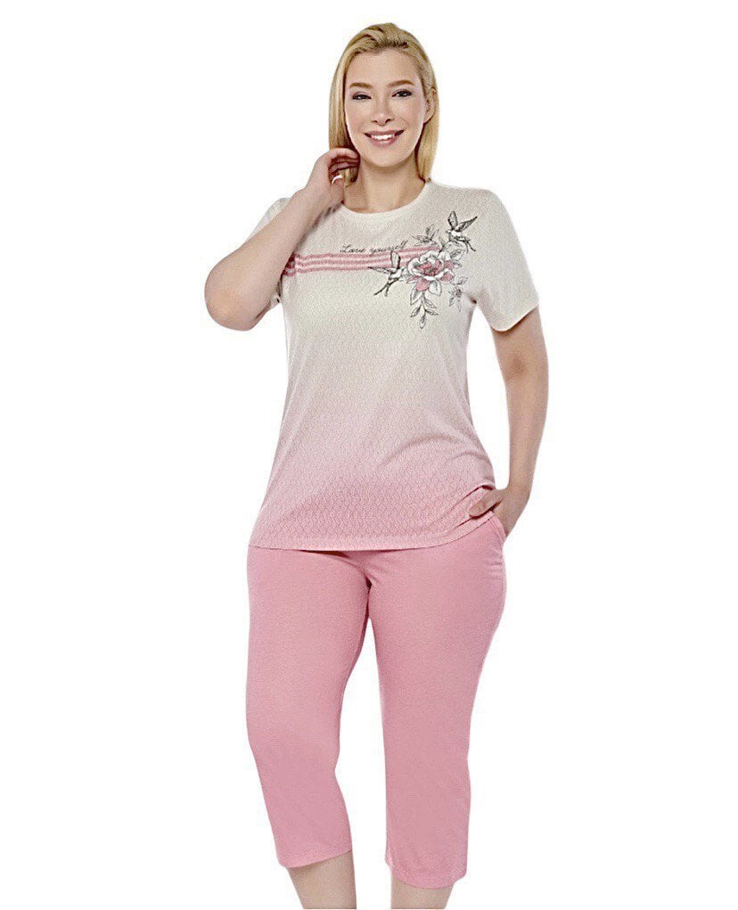 Naisten pyjamat Cotpark 14361, pinkki hinta ja tiedot | Yöasut ja pyjamat | hobbyhall.fi