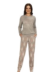 Naisten pyjamat Cotpark/30140, harmaa hinta ja tiedot | Yöasut ja pyjamat | hobbyhall.fi