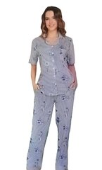 Naisten pyjamat Cotpark 19006, sininen hinta ja tiedot | Yöasut ja pyjamat | hobbyhall.fi