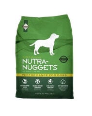 Nutra Nuggets Performance kaikenrotuisille aikuisille koirille kanoilla, 15 kg hinta ja tiedot | Koiran kuivaruoka | hobbyhall.fi