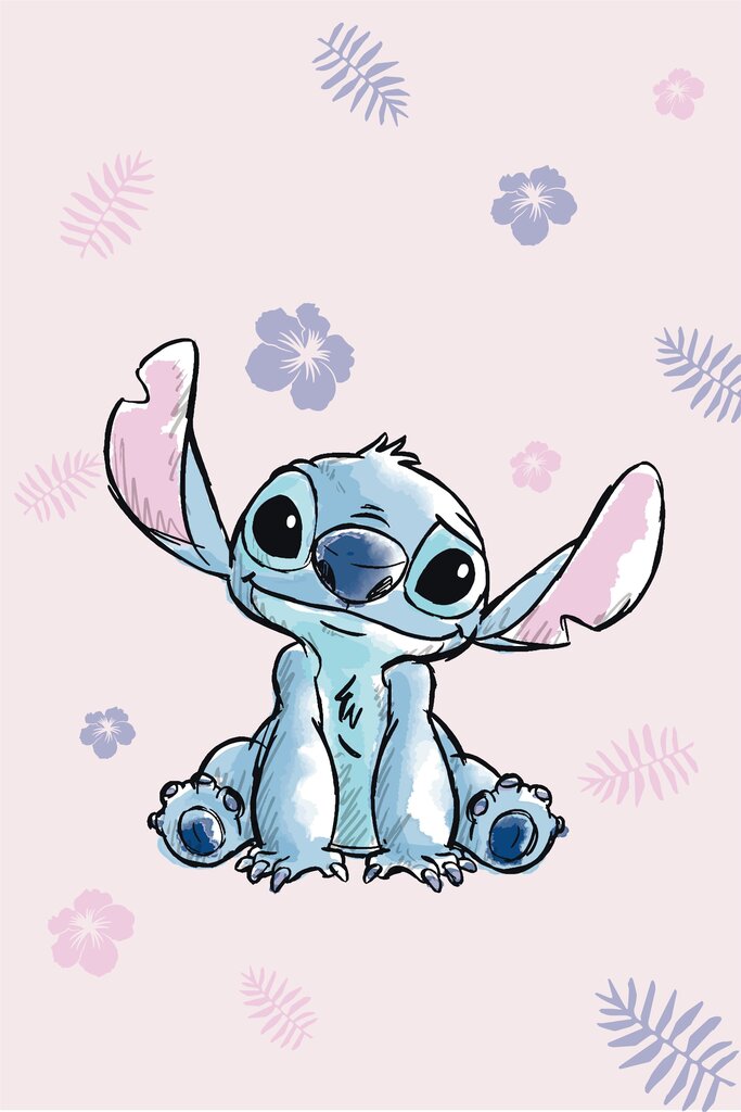 Disney peitto Lilo and Stitch Pink, 100x150 cm hinta ja tiedot | Päiväpeitot ja huovat | hobbyhall.fi