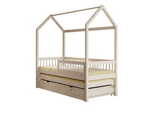 Lastensänky ADRK Furniture Artes, 80x180 cm, beige hinta ja tiedot | Lastensängyt | hobbyhall.fi