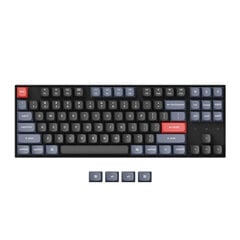 Keychron K8 Pro, TKL, Gateron G Pro Brown Switch, Black, US hinta ja tiedot | Näppäimistöt | hobbyhall.fi