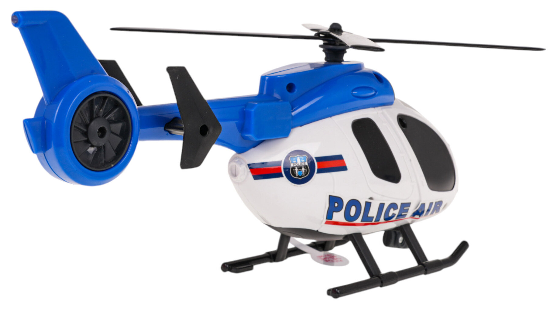 Helikopteri ja poliisiauto, sininen/valkoinen hinta ja tiedot | Poikien lelut | hobbyhall.fi