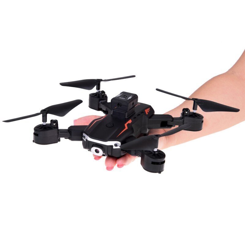 Taitettava kauko-ohjattava drone LED-valaistuksella hinta ja tiedot | Poikien lelut | hobbyhall.fi