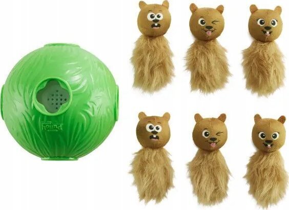 Interaktiivinen koiranlelu Nina Ottosson Snuffle N' Treat Ball, vihreä hinta ja tiedot | Koiran lelut | hobbyhall.fi