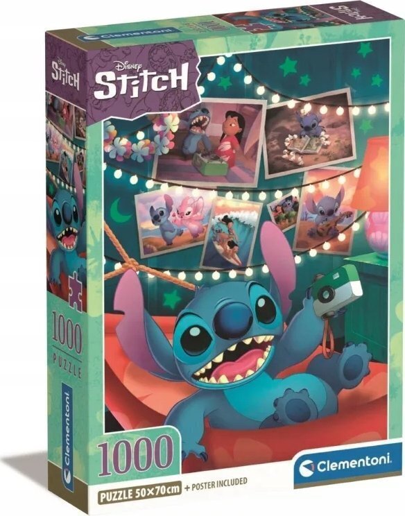 Palapeli Disney Stich Clementoni, 1000 kpl hinta ja tiedot | Palapelit | hobbyhall.fi