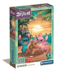 Palapeli Stitch&amp;Angel Clementoni, 500 kpl hinta ja tiedot | Palapelit | hobbyhall.fi