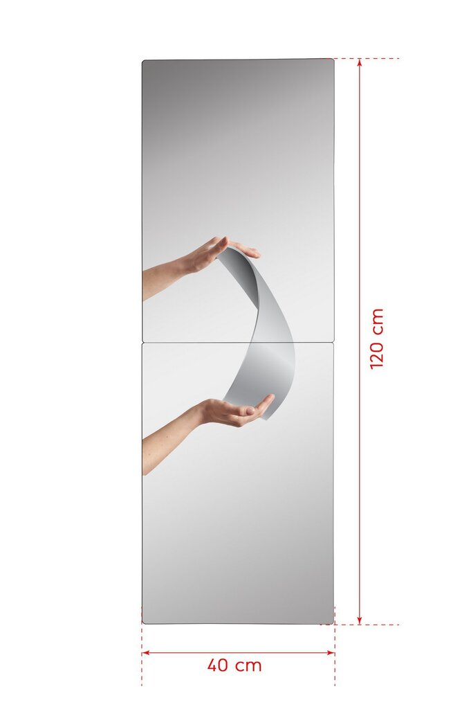 Peili LED-valolla Asir Suorakulmainen, 40x120 cm, valkoinen hinta ja tiedot | Peilit | hobbyhall.fi