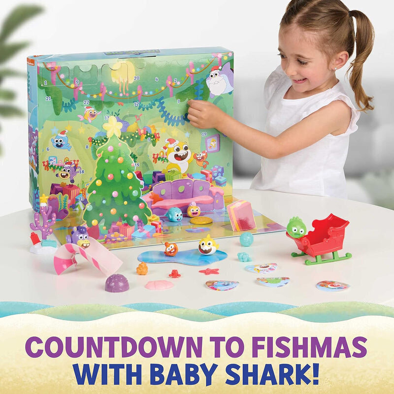 Baby Shark joulukalenteri hinta ja tiedot | Tyttöjen lelut | hobbyhall.fi