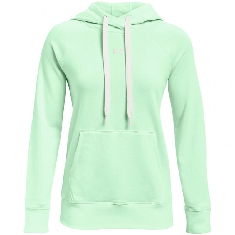 Naisten pusero Under Armour Rival Fleece HB Hoodie W 1356317-335, vihreä hinta ja tiedot | Naisten hupparit, collegepaidat ja villapaidat | hobbyhall.fi