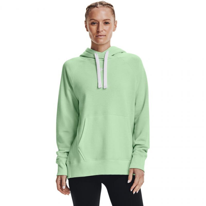 Naisten pusero Under Armour Rival Fleece HB Hoodie W 1356317-335, vihreä hinta ja tiedot | Naisten hupparit, collegepaidat ja villapaidat | hobbyhall.fi