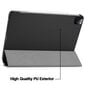 iLike Tri-Fold Eco-Leather Stand Case Samsung Galaxy Tab S9 11'' X710 / X716B / X718U (2023) Musta hinta ja tiedot | Tablettien kotelot ja muut tarvikkeet | hobbyhall.fi