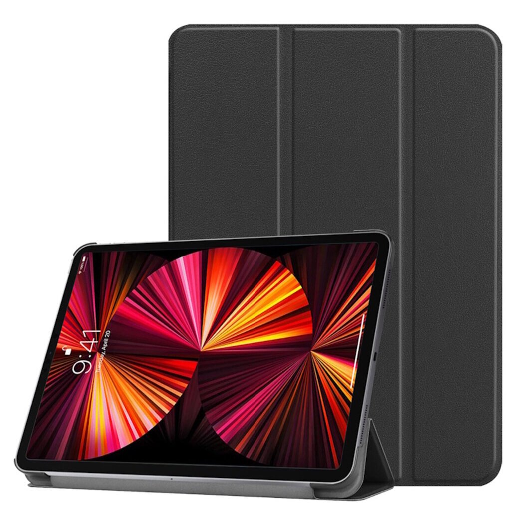 iLike Tri-Fold Ekologinen Nahkakotelo Samsung Galaxy Tab A 8.4'' T307 (2020) Musta hinta ja tiedot | Tablettien kotelot ja muut tarvikkeet | hobbyhall.fi