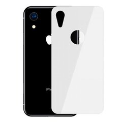 Baseus iPhone Xr 0,3 mm Täysi peittävä kaareva T-lasi takasuoja valkoinen (SGAPIPH61-BM02) hinta ja tiedot | Näytönsuojakalvot ja -lasit | hobbyhall.fi