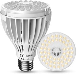 LED-lamppu sisäkasvien kasvattamiseen SANSI ‎24W C23ZW005 hinta ja tiedot | Sisäpuutarhat ja kasvilamput | hobbyhall.fi