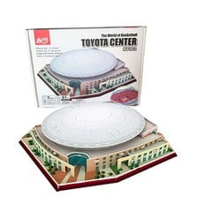 Koripallostadion - 3D Arena HOUSTON ROCKETS Toyota Center - 3D Puzzle 61 palaa hinta ja tiedot | Palapelit | hobbyhall.fi