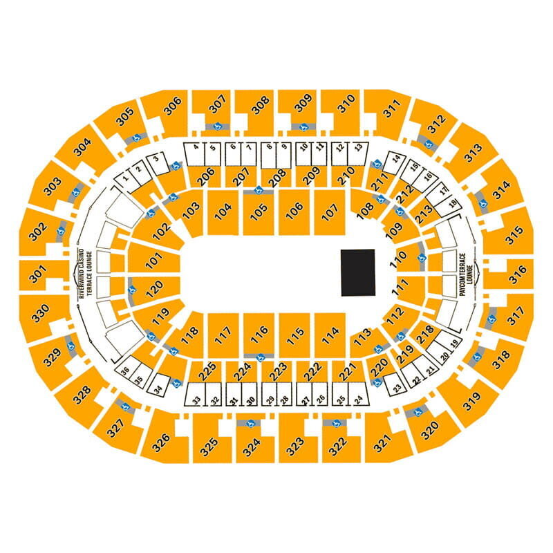 Koripallostadion - Chesapeake Energy Arena - 3D-palapeli 48 palaa hinta ja tiedot | Palapelit | hobbyhall.fi