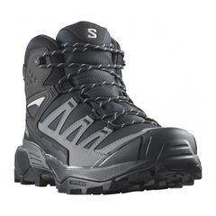 Vaelluskengät miehille SALOMON X ULTRA 360 MID GTX, musta/harmaa hinta ja tiedot | Miesten kengät | hobbyhall.fi