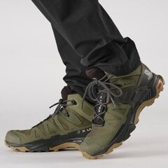 Vaelluskengät miehille SALOMON X ULTRA 4 MID GTX, vihreä hinta ja tiedot | Miesten kengät | hobbyhall.fi